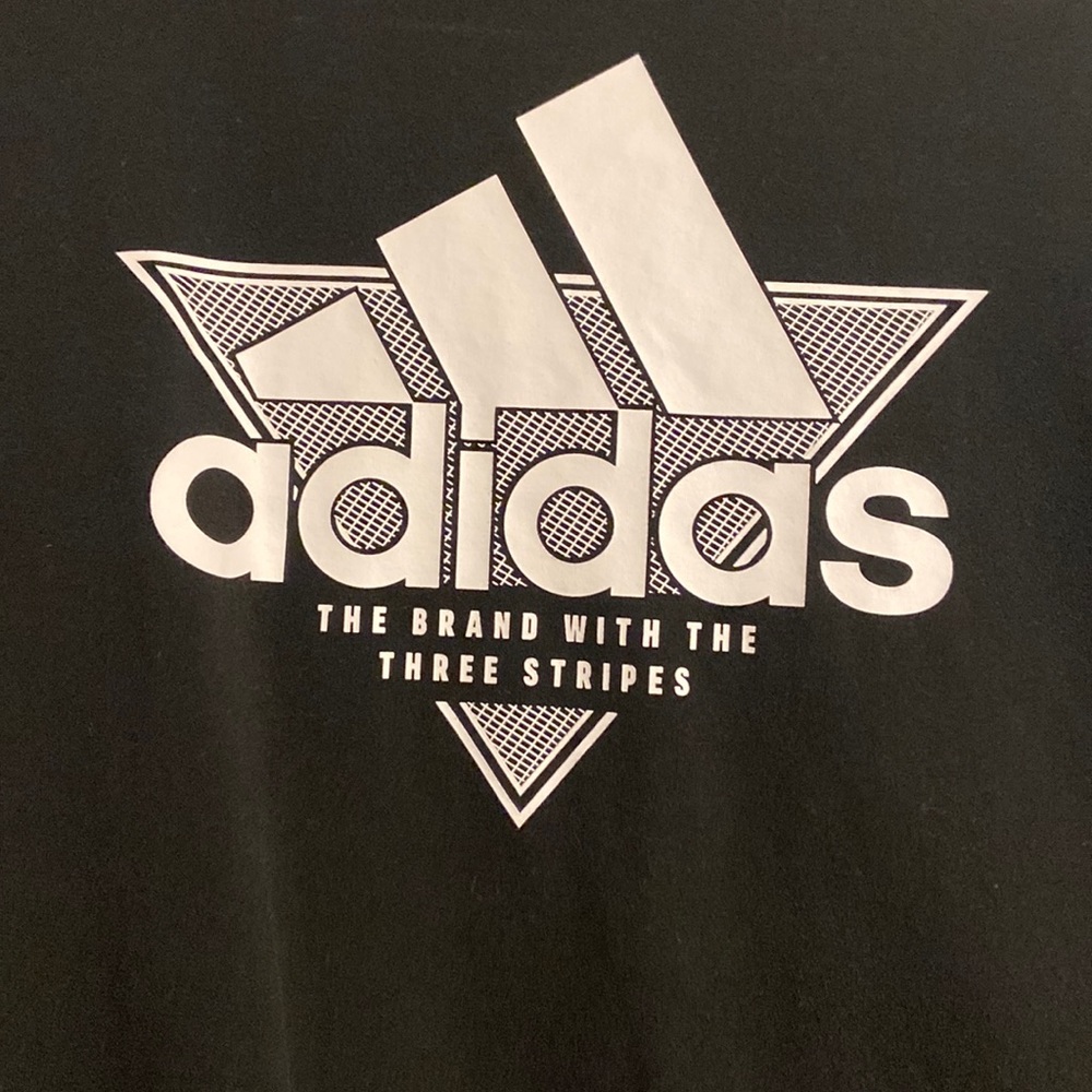 Adidas cropped Black turtleneck
